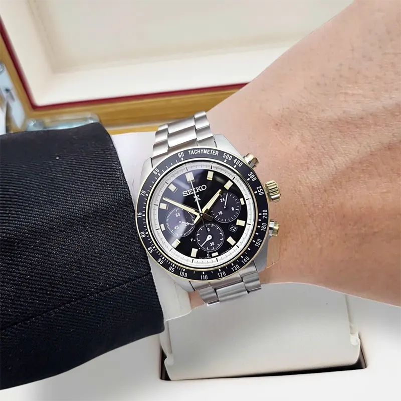 Seiko Prospex Speedtimer Solar Sporty Men's Watch- SSC941P1